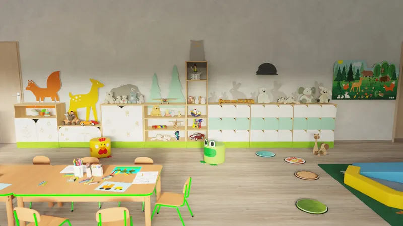 Sala główna kolekcja Las ze stolikami